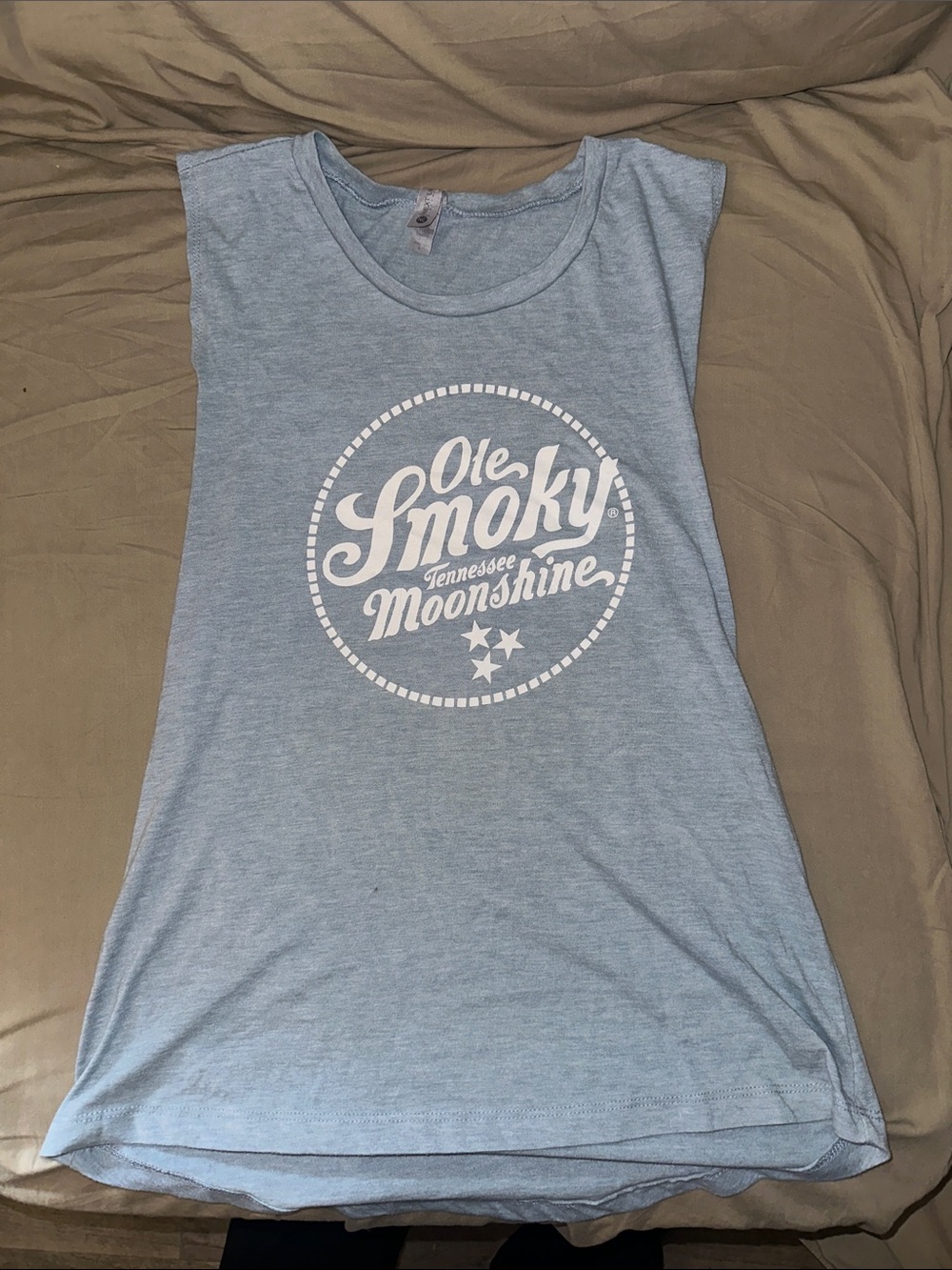 Tennessee Moonshine Women’s Light Blue Graphic Tank